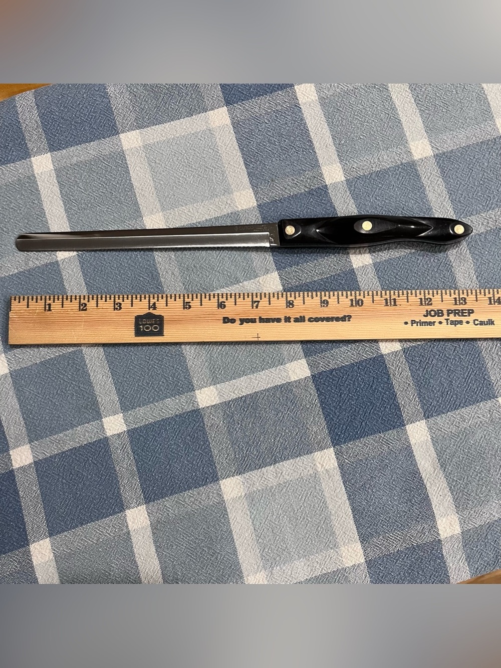 Cutco 2124 KE petite serrated slicer knife, Olean, NY USA